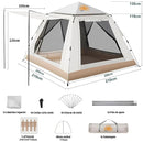 Barraca de Acampamento Automática para 4 Pessoas – Abertura Rápida, Ideal para Trilhas e Viagens em Família, com Bolsa de Transporte