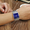 Relógio Masculino Quartz WWOOR-8831 Aço Inoxidável Calendário Automático Vidro SAFIRA