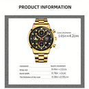 Conjunto Masculino DEYROS 3 em 1 – Relógio de Pulso com Pulseira e Colar