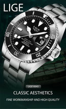 Relógio Masculino LIGE 10045 – Luxo, Estilo e Desempenho em um Único Acessório