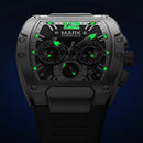 Relógio Masculino Luxo Esportivo Quartzo Multifuncional com Calendário Automático