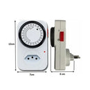 Temporizador Analógico Temporizador Manual Tomada Liga Desliga Energia 110v / 220v Tomada Inteligente