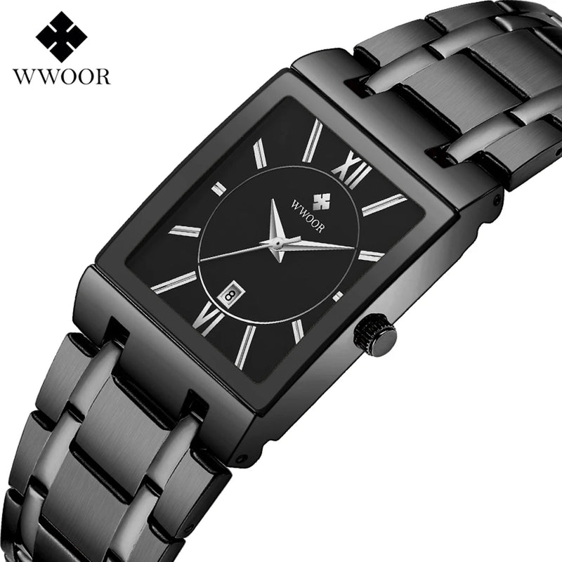 Relógio Masculino WWOOR 8858GB – Quartz Japonês, Design Luxuoso e Alta Resistência