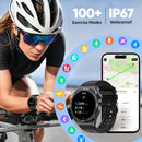 Relógio Smartwatch LIGE com Chamada Bluetooth, 100+ Modos Esportivos, Controle de Música e IP67 à Prova d’Água para Android e iOS