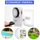 Temporizador Analógico Temporizador Manual Tomada Liga Desliga Energia 110v / 220v Tomada Inteligente