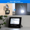 Refletor Solar LED 30W a 500W com Controle Remoto | Iluminação Externa IP67 à Prova d'Água