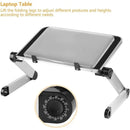 Base Suporte Movel Para Notebook Multiuso Articulável 360 Cor Cinza