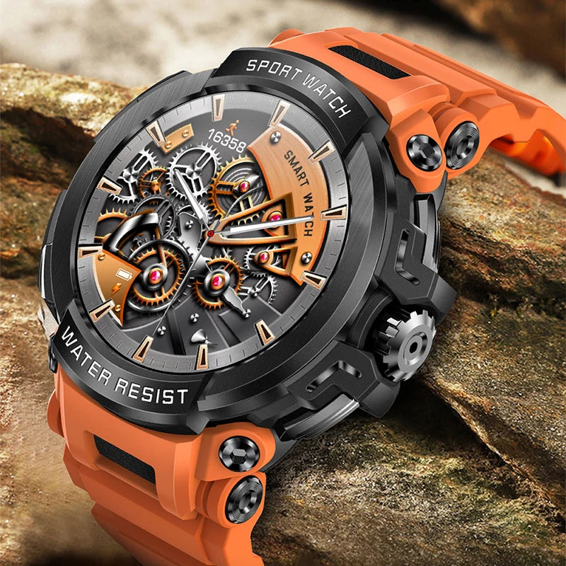 Smartwatch Militar Masculino 2025 – Tela 1.5” HD