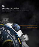 Relógio Masculino NAVIFORCE NF9182 Analógico-Digital à Prova d’Água