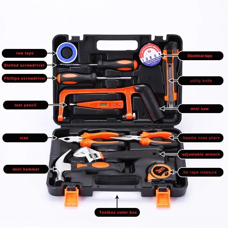 Kit Maleta Jogo de Ferramentas 13 Peças Profissional Titanium