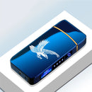 Isqueiro Digital De Plasma Elétrico Metal Usb Recarregável