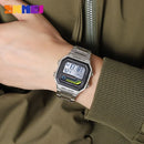 Relógio Masculino SKMEI 2307 Esportivo Digital à Prova d’Água com Pulseira de Aço Inoxidável