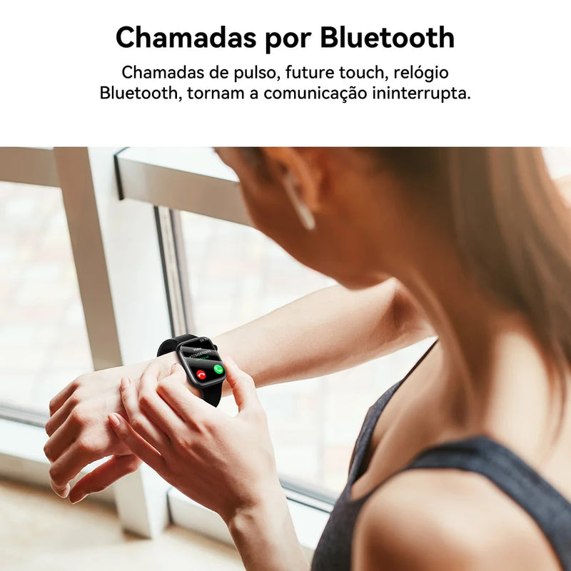 Smartwatch X9 Pro Series 9 – Tela AMOLED 2.1", NFC, Chamada Bluetooth, Monitoramento de Saúde e Estilo Moderno