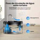 Bebedouro Elétrico USB para Gatos e Cães – Silencioso, com Filtro Automático e Recirculador de Água para Pets