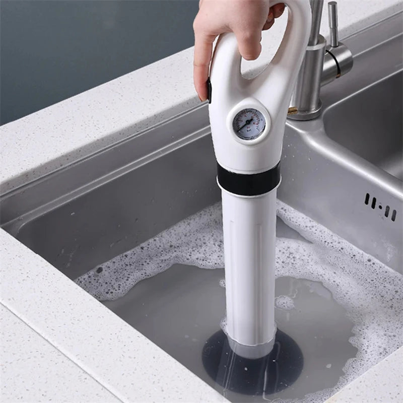 Desentupidor Manual de Alta Pressão – Ideal para Canos, Esgoto, Cozinha e Banheiro Doméstico