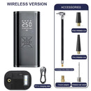 Bomba de Ar Elétrica Portátil sem Fio para Carro, Moto, Bicicleta e Bolas – Compressor de Pneus