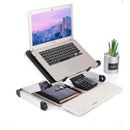 Base Suporte Movel Para Notebook Multiuso Articulável 360 Cor Cinza