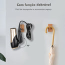 Secador de Cabelo Profissional 1800W 110/220V – Preto e Dourado, Potente