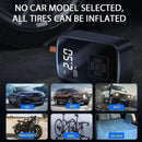 Bomba de Ar Elétrica Portátil sem Fio para Carro, Moto, Bicicleta e Bolas – Compressor de Pneus