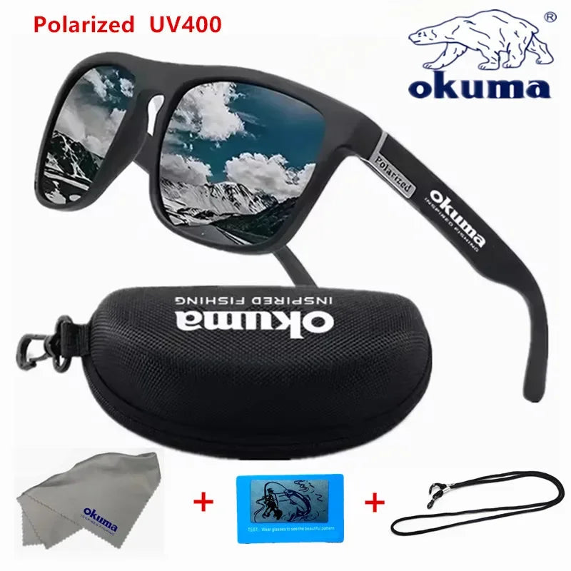 Óculos de Sol Polarizados Okuma UV400 – Unissex, Ideal para Caça, Pesca, Ciclismo e Direção ao Ar Livre