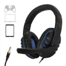Fone de Ouvido Gamer com Fio 3,5mm – Compatível com PS4, PC e Celular, Microfone Integrado e Som de Alta Qualidade