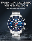 Relógio Masculino Curren CUR8351 47 mm Vidro Hardlex em Aço Inoxidável