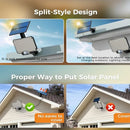 Lâmpada Solar Externa LED Super Brilhante com Sensor de Movimento, 3 Modos, IP65 à Prova d'Água