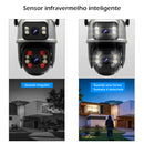 Câmera de Segurança Wi-Fi ICSEE Black 4K Ultra