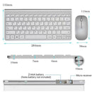 Combo Teclado Com Mouse Adaptador Usb Sem Fio Wb-8066 Pc
