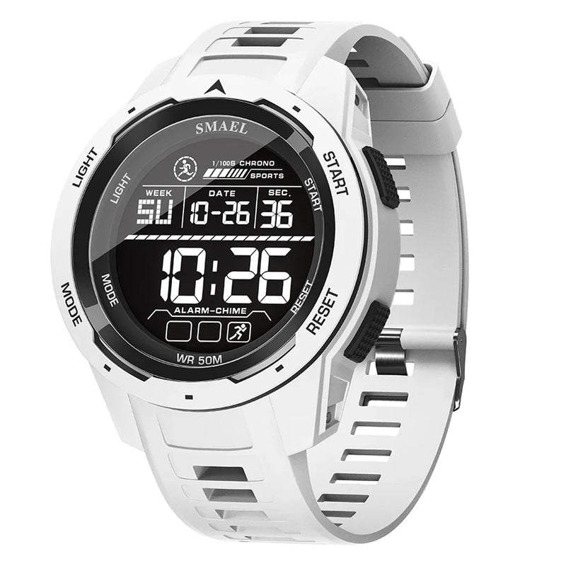 Relógio Digital SMAEL 8105 Masculino – Esportivo, LED, Resistente à Água 50M