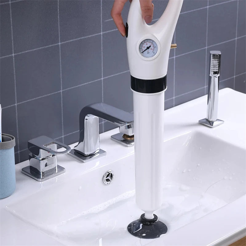 Desentupidor Manual de Alta Pressão – Ideal para Canos, Esgoto, Cozinha e Banheiro Doméstico
