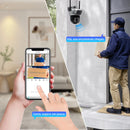 Câmera de Segurança Wi-Fi ICSEE Black 4K Ultra