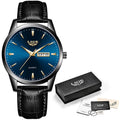 LIGE 8970 Relógio Masculino Quartz