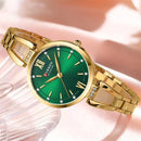 Relógio Curren 9092 – Elegância Feminina com Detalhes em Strass