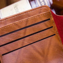 Carteiras De Couro Com Estampa Em Dólar Para Homens