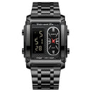 Relógio UTHAI H37 Quartz Masculino Aço Inoxidável com Vidro de SAFIRA