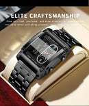 Relógio UTHAI H37 Quartz Masculino Aço Inoxidável com Vidro de SAFIRA