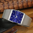 Relógio Masculino Quartz WWOOR-8831 Aço Inoxidável Calendário Automático Vidro SAFIRA