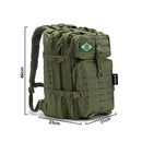 Mochila Tática Multicamadas,Grande Capacidade para Esportes Ao Ar Livre,Impermeável, Acampamento, Caminhada, Trekking,50L