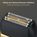 Barbeador Elétrico Masculino Profissional – Cortador de Cabelo, Shaver, À Prova d'Água para Barbear e Aparar