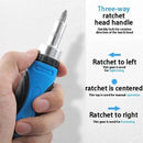 Jogo de Chave com Catraca 41 Peças – Bits e Soquetes Sextavados