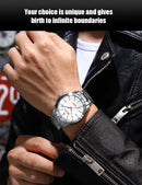 Relógio Masculino Curren Ultra Fino com Pulseira de Aço