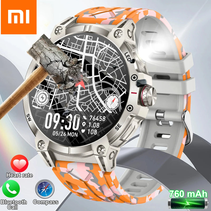 Smartwatch Xiaomi Masculino 1.85" – Bateria 760mAh, GPS, Bússola, Chamada Bluetooth, Tela HD, IP68 à Prova d'Água