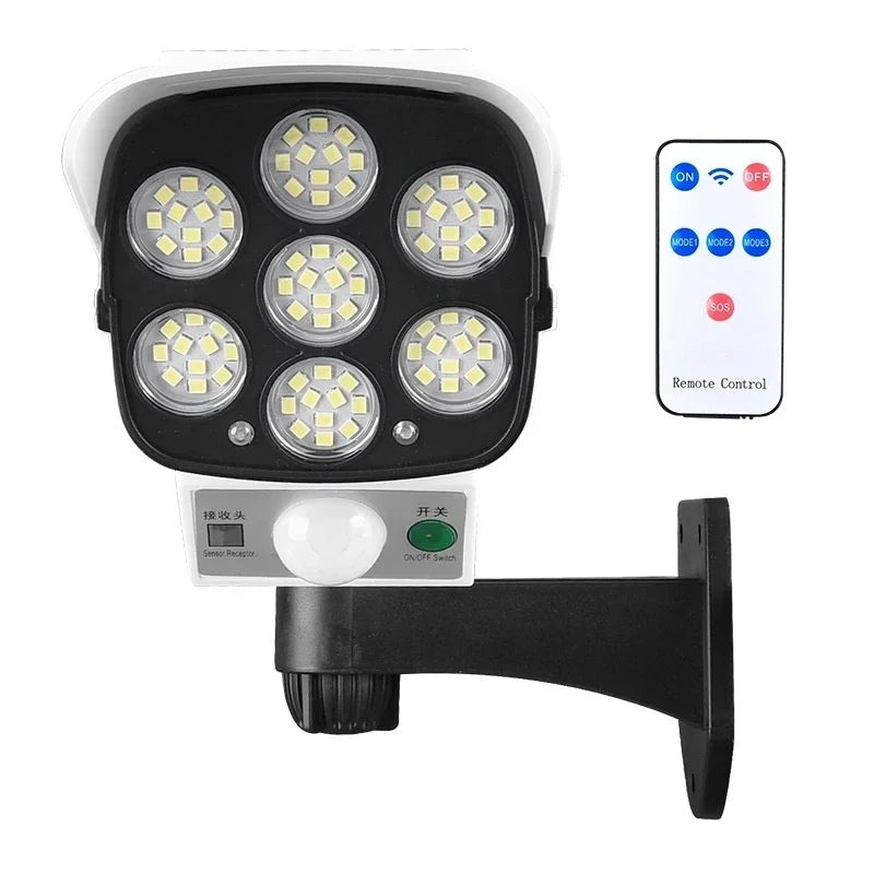 Luminaria Solar Parede 77 Leds Onistek On-lu077