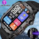 Smartwatch Militar Outdoor com GPS e Lanterna