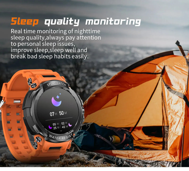 Smartwatch Militar Masculino 2025 – Tela 1.5” HD