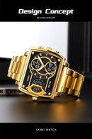 Relógio Masculino SKMEI Multifunção Analógico-Digital com Fuso Horário Duplo e Cronômetro à Prova d’Água