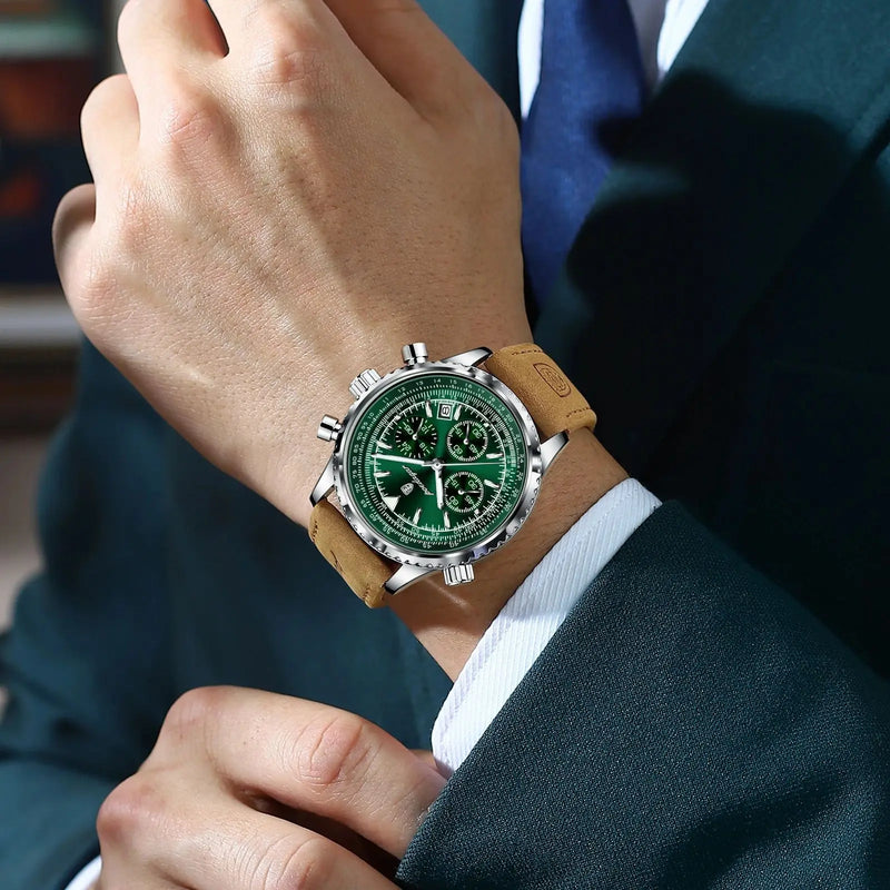 Relógio Masculino POEDAGAR 9601 – Luxo, Desempenho e Estilo em Um Só Relógio