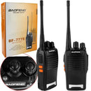 Kit 2 Rádios Comunicadores Profissionais Baofeng BF-777S com Fone de Ouvido – Walkie Talkie de Alto Alcance
