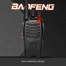 Kit 2 Rádios Comunicadores Profissionais Baofeng BF-777S com Fone de Ouvido – Walkie Talkie de Alto Alcance